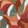 Casanance TERRA ROSSA vlies, vinyl anyagú zöld, barna, fehér, barack, bordó színű absztrakt, textilhatású modern tapéta