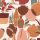 Casanance TERRA ROSSA vlies, vinyl anyagú beige, barna, narancssárga, türkiz, rózsaszín színű váza, textilhatású modern tapéta