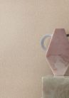 Casamance Nature Précieuse vlies, vinyl anyagú barna színű struktúrált, geometriai modern, natural tapéta