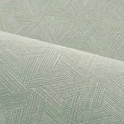   Casamance Nature Précieuse vlies, vinyl anyagú türkiz színű struktúrált, geometriai modern, natural tapéta