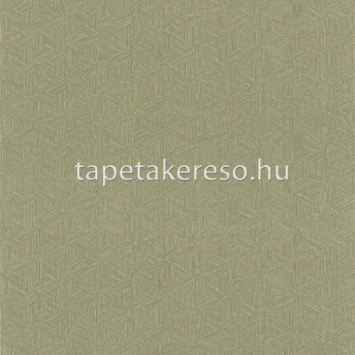 Casamance Nature Précieuse vlies, vinyl anyagú zöld színű struktúrált, geometriai modern, natural tapéta