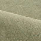 Casamance Nature Précieuse vlies, vinyl anyagú zöld színű struktúrált, geometriai modern, natural tapéta