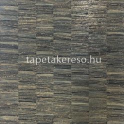   Casamance Nature Précieuse vlies, vinyl anyagú barna, arany színű csíkos, vonalas, struktúrált modern, natural tapéta