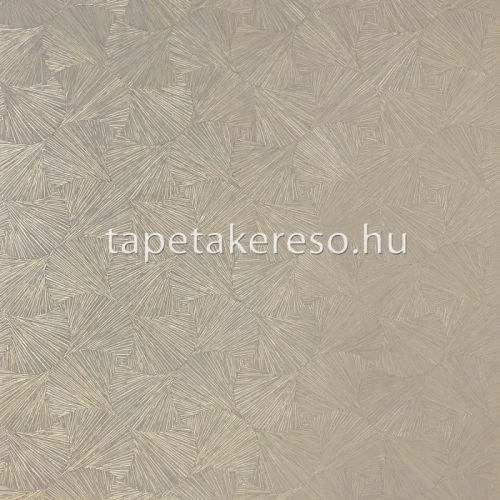 Casamance Nature Précieuse vlies, vinyl anyagú barna, arany színű geometriai, vonalas modern, natural tapéta