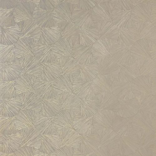 Casamance Nature Précieuse vlies, vinyl anyagú barna, arany színű geometriai, vonalas modern, natural tapéta