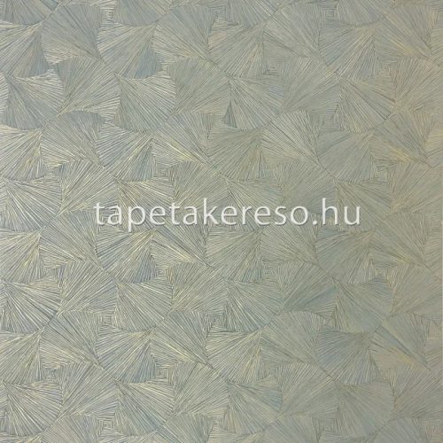 Casamance Nature Précieuse vlies, vinyl anyagú zöld, arany színű geometriai, vonalas modern, natural tapéta