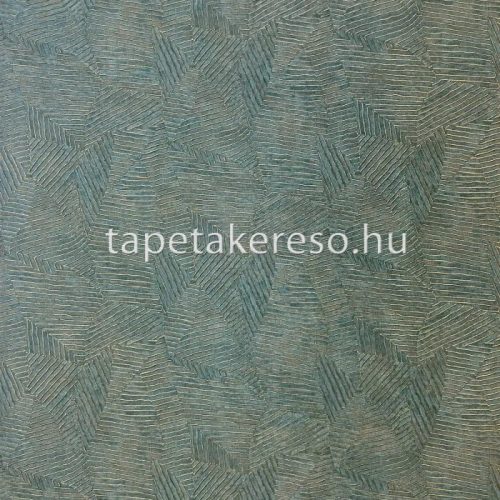 Casamance Nature Précieuse vlies, vinyl anyagú zöld, arany színű absztrakt, vonalas, geometriai modern, natural tapéta