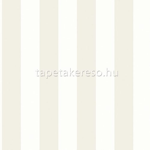 Boras Falsterbo III vlies anyagú beige, fehér színű csíkos romantikus tapéta