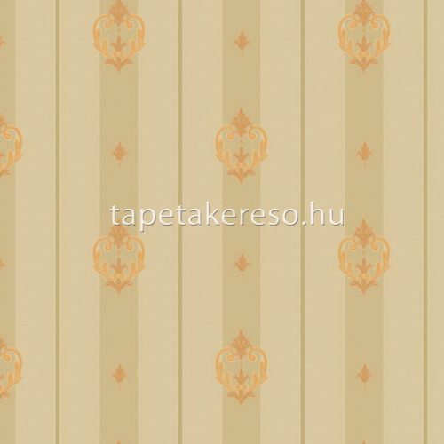 Adawall Seven vlies, vinyl anyagú arany, barna színű csíkos, barokk klasszikus tapéta