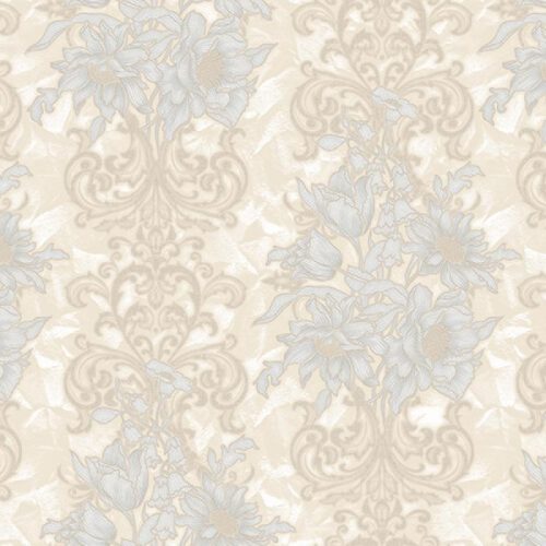 Adawall Seven vlies, vinyl anyagú beige, szürke, ezüst színű barokk klasszikus tapéta