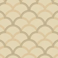   Adawall Seven vlies, vinyl anyagú barna, csillámos színű geometriai klasszikus tapéta