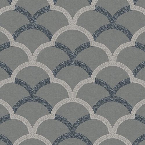 Adawall Seven vlies, vinyl anyagú kék, szürke, fehér, csillámos színű geometriai klasszikus tapéta