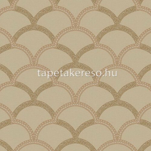 Adawall Seven vlies, vinyl anyagú barna, arany, csillámos színű geometriai klasszikus tapéta