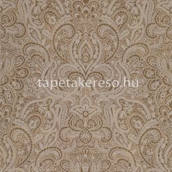   Hohenberger Adonea üveggyöngy, vlies anyagú barna, beige, csillámos színű koptatott, barokk modern tapéta