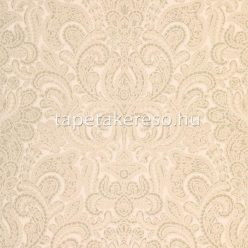   Hohenberger Adonea üveggyöngy, vlies anyagú beige, barna, csillámos színű koptatott, barokk modern tapéta