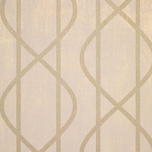 Hohenberger Universe vlies anyagú beige, csillámos színű geometriai modern tapéta