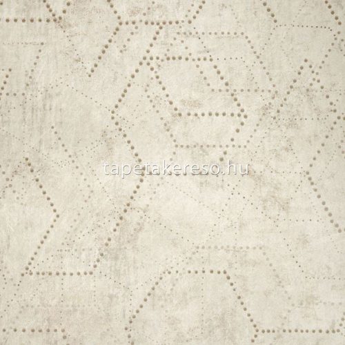 Hohenberger Divino üveggyöngy, vlies anyagú beige színű pöttyös, betonhatású modern tapéta
