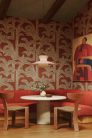 Arte Lanai papír, vinyl anyagú terrakotta, barna színű leveles modern, natural tapéta