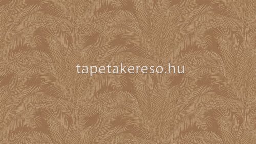Arte Lanai papír, vinyl anyagú barna színű textilhatású, leveles modern, natural tapéta