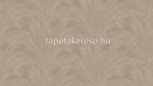 Arte Lanai papír, vinyl anyagú barna színű textilhatású, leveles modern, natural tapéta