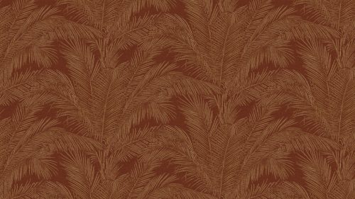 Arte Lanai papír, vinyl anyagú bordó színű textilhatású, leveles modern, natural tapéta