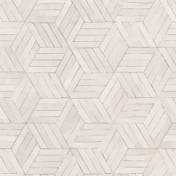   Novamur Leyla vinyl, vlies anyagú szürke  színű geometriai, kockás, 3d Modern tapéta