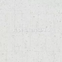   Novamur Ivy vinyl, vlies anyagú fehér, ezüst, csillámos színű parafa modern tapéta