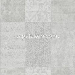   Novamur Ivy vinyl, vlies anyagú szürke színű kockás, csempe, patchwork modern tapéta
