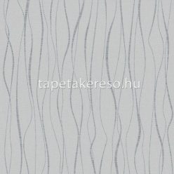   Novamur Ivy habos, vlies anyagú szürke, ezüst színű hullámos modern tapéta