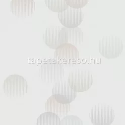   Novamur Ivy habos, vlies anyagú fehér, szürke, beige, rózsaszín színű pöttyös modern tapéta