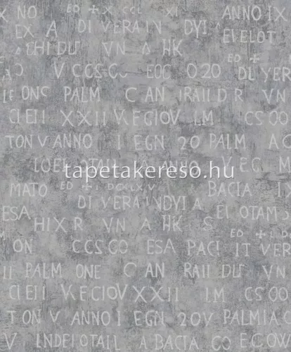 Novamur Jackie habos, vlies anyagú szürke színű feliratos, betonhatású modern tapéta