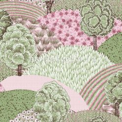   Parato Blooming Garden 10 vlies, vinyl anyagú zöld, fehér, rózsaszín színű fás, virágos romantikus tapéta