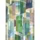 Casadeco Beauty Full Image vlies anyagú zöld, barack, fehér, kék, lila színű geometriai modern poszter