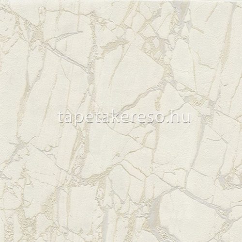 Emiliana Parati Carrara 3 vlies, vinyl anyagú törtfehér, csillámos színű márványos modern tapéta