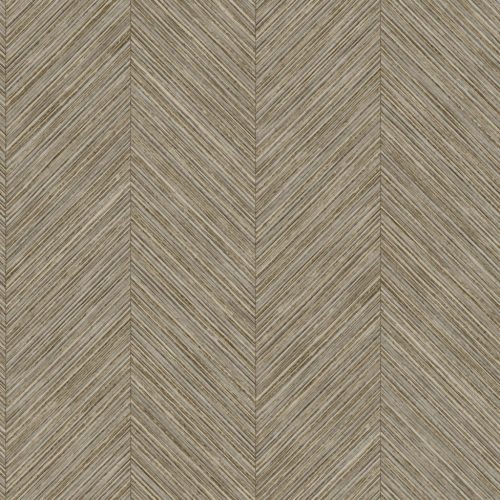 ICH Origins vlies anyagú barna színű chevron modern tapéta