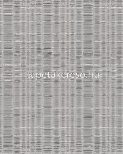 Emiliana Parati VALENTIN YUDASHKIN VOL. 5 vlies, vinyl anyagú szürke, ezüst színű vonalas, kockás, geometriai klasszikus tapéta