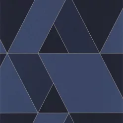 Casadeco, vlies, geometriai, kék, arany sötét tapéta
