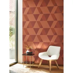 Casadeco, vlies, geometriai, kék, arany sötét tapéta
