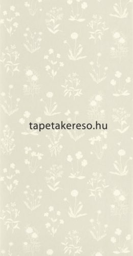 Casadeco Gardens vlies anyagú beige, fehér színű virágos modern tapéta