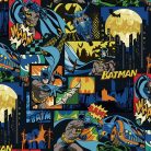 Adawall AdaKids vlies, vinyl anyagú fekete, kék, sárga, narancssárga, barna színű batman, képregény gyerek, ifjúsági tapéta