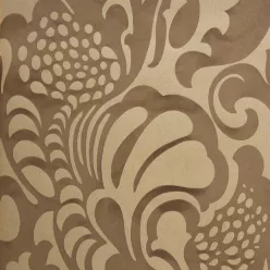  Casamance, flock, vlies, barokk, klasszikus,  keki színű, közép 