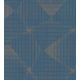 Texdecor, vlies, vinyl, üveggyöngy, geometriai, modern,  kék színű, közép 