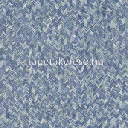 Holden Amazonia vlies anyagú kék, zöld, ezüst színű 3d, geometriai, chevron modern tapéta