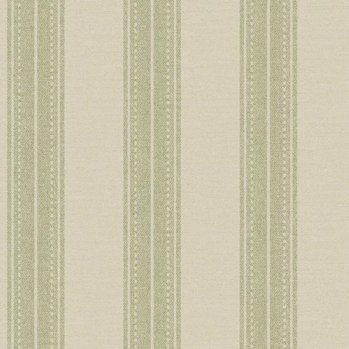 Holden Lost Garden vlies anyagú, beige, zöld színű, csíkos, Modern tapéta