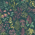 Holden Lost Garden vlies anyagú, zöld, sárga, rózsaszín színű, virágos, Modern tapéta