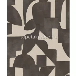   Holden Arboretum vlies anyagú fekete, beige színű geometriai modern tapéta