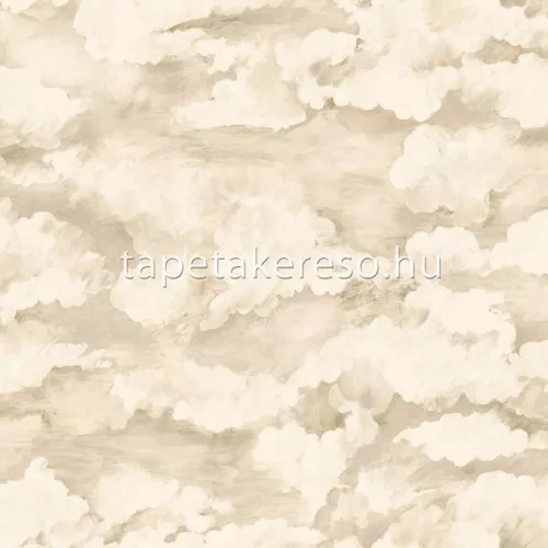 Holden Arboretum vlies anyagú beige színű felhős modern tapéta