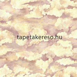   Holden Arboretum vlies anyagú beige, mályva színű felhős modern tapéta