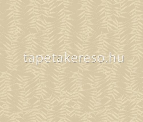 Armani Casa vlies, vinyl anyagú arany, beige színű leveles modern tapéta
