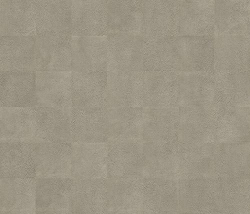 Armani Casa vlies, vinyl anyagú ezüst színű kockás, bőrhatású modern tapéta
